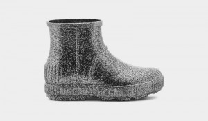 Grey Ugg Drizlita Glitter Kids' Boots | South Africa-9457608