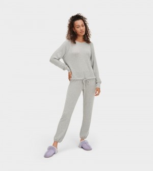 Grey Ugg Gable Set Women's Sleepwear | South Africa-7904218