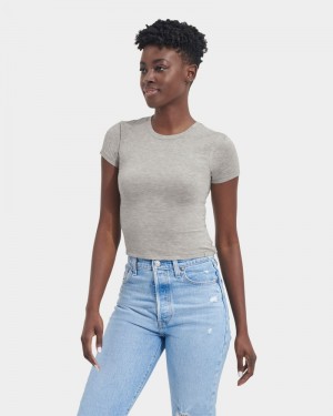 Grey Ugg Miriam Baby Women's Tee | South Africa-1475260