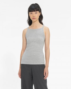 Grey Ugg Rory Ribbed Women's Tanks | South Africa-5049617