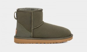 Khaki Ugg Classic Mini Regenerate Women's Boots | South Africa-9635781