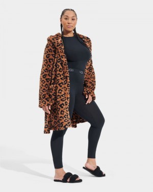 Leopard Ugg Aarti Print Women's Sleepwear | South Africa-4178650