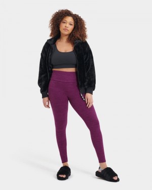 Maroon Ugg Saylor Women's Leggings | South Africa-4732095