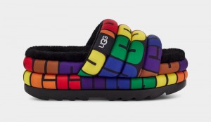 Multicolor Ugg Pride Women's Slides | South Africa-5173609