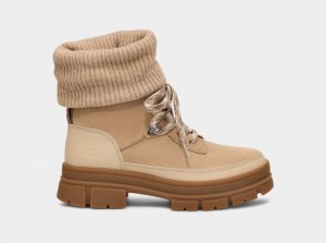 Mustard Ugg Ashton Hiker Women's Winter Boots | South Africa-4623109