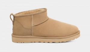 Mustard Ugg Classic Ultra Mini Men's Boots | South Africa-7528946