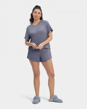 Navy Ugg Aniyah Set Women's Sleepwear | South Africa-0562873