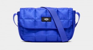 Navy Ugg Dalton Crossbody Puff Women's Handbags | South Africa-0634812