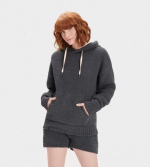 Obsidian Ugg Asala Women's Hoodie | South Africa-5432617