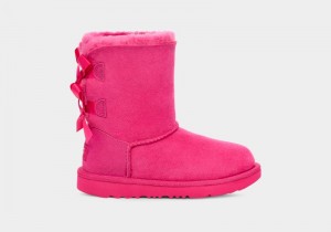 Pink Ugg Bailey Bow Ii Kids' Winter Boots | South Africa-2908416