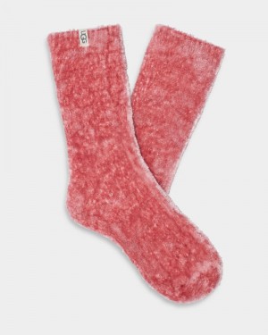 Pink Ugg Leda Cozy Women's Socks | South Africa-9402183