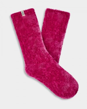 Pink Ugg Leda Cozy Women's Socks | South Africa-9840761