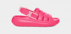 Pink Ugg Sport Yeah Women's Slides | South Africa-5127349