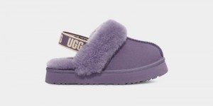 Purple Ugg Funkette Kids' Slippers | South Africa-2387156