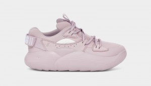 Rose Grey Ugg La Cloud Lace Women's Sneakers | South Africa-8467291