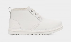 White Ugg Neumel Leather Men's Boots | South Africa-8564203