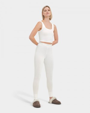 White Ugg Paloma Women's Leggings | South Africa-7380526