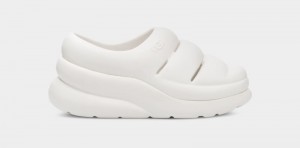 White Ugg Sport Yeah Women's Clogs | South Africa-8369205