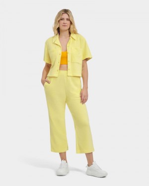 Yellow Ugg Rosalinda Wide Leg Women's Pants | South Africa-3012975