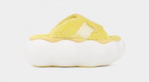 Yellow Ugg Sugarcloud Women's Slides | South Africa-7286153