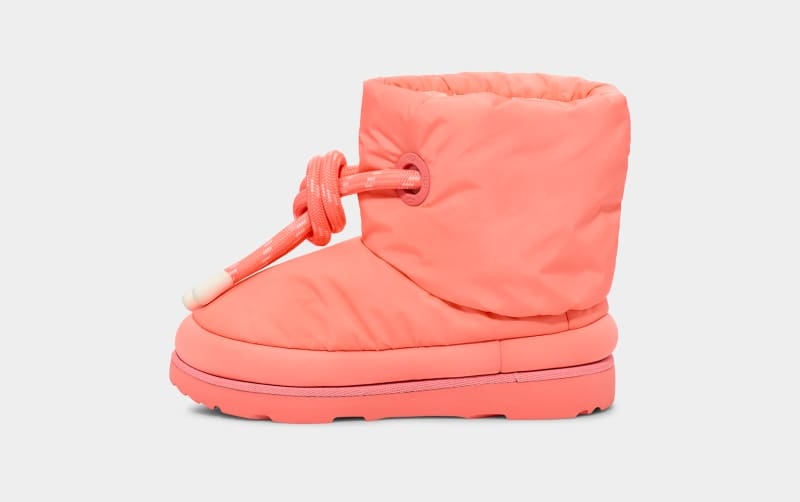 Apricot Ugg Classic Maxi Short Kids' Boots | South Africa-4729150