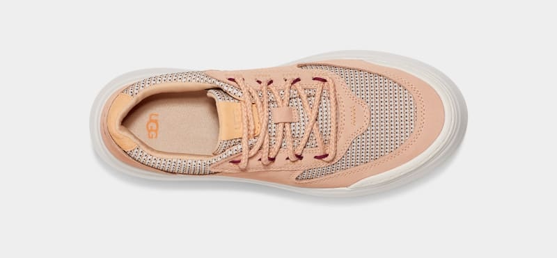 Apricot Ugg Marin Mega Lace Women's Sneakers | South Africa-7031264