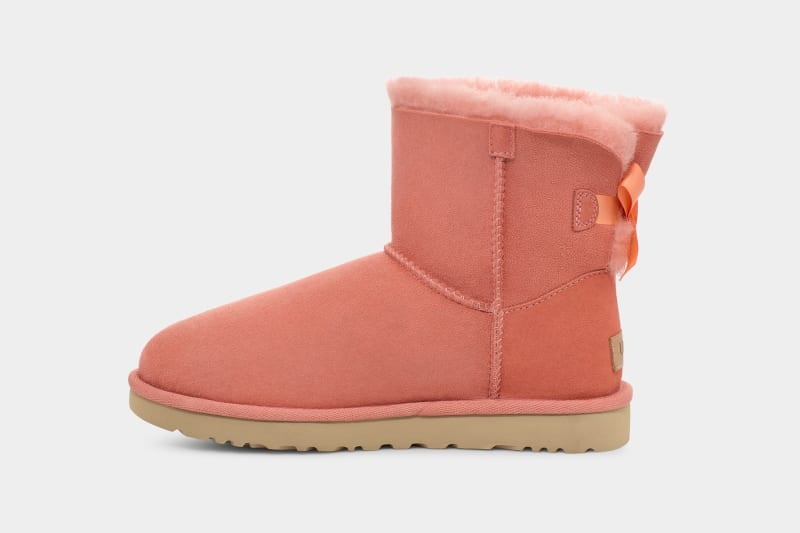 Apricot Ugg Mini Bailey Bow Ii Women's Boots | South Africa-6815790