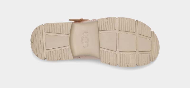 Beige Ugg Ashton Women's Slides | South Africa-6092745