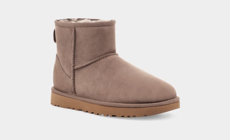 Beige Ugg Classic Mini Ii Women's Boots | South Africa-5321460