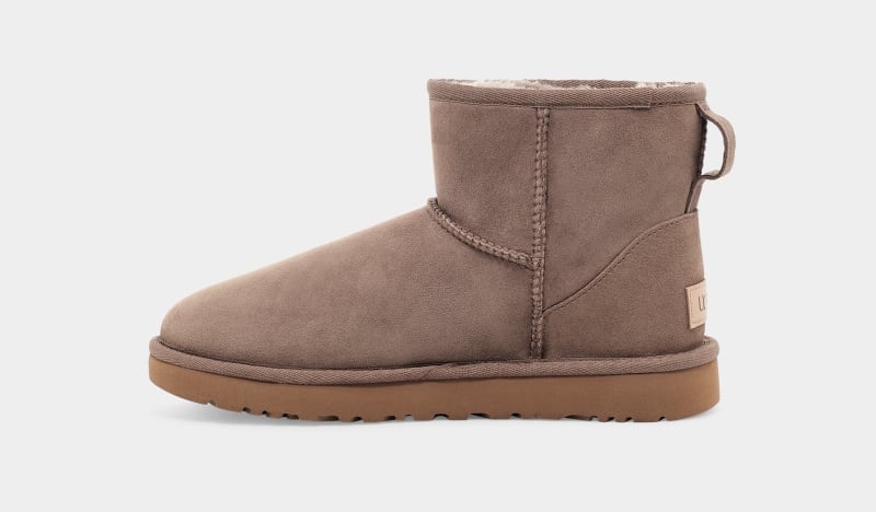 Beige Ugg Classic Mini Ii Women's Boots | South Africa-5321460