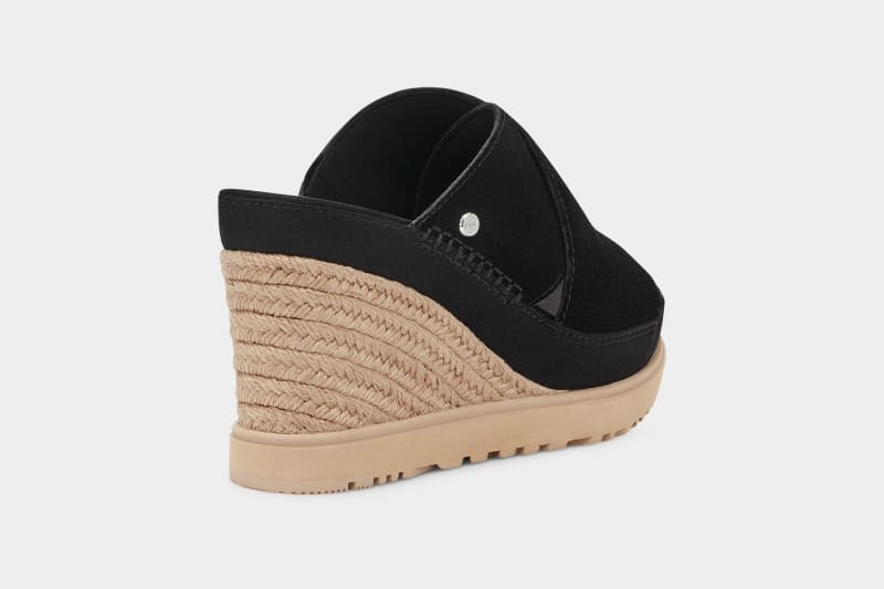 Black Ugg Abbot Women's Slides | South Africa-8135406