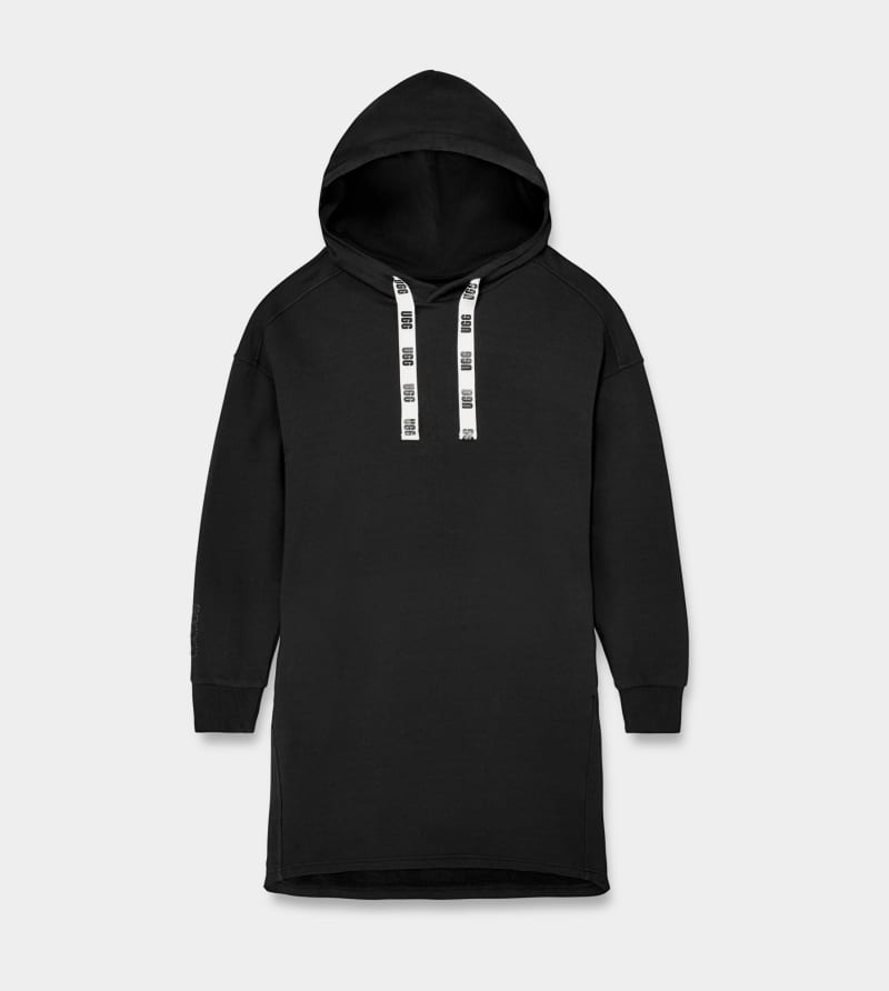 Black Ugg Aderyn Hoodie Women's Dress | South Africa-9260741