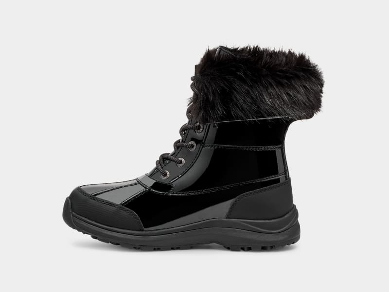 Black Ugg Adirondack Iii Patent Women's Boots | South Africa-5479260