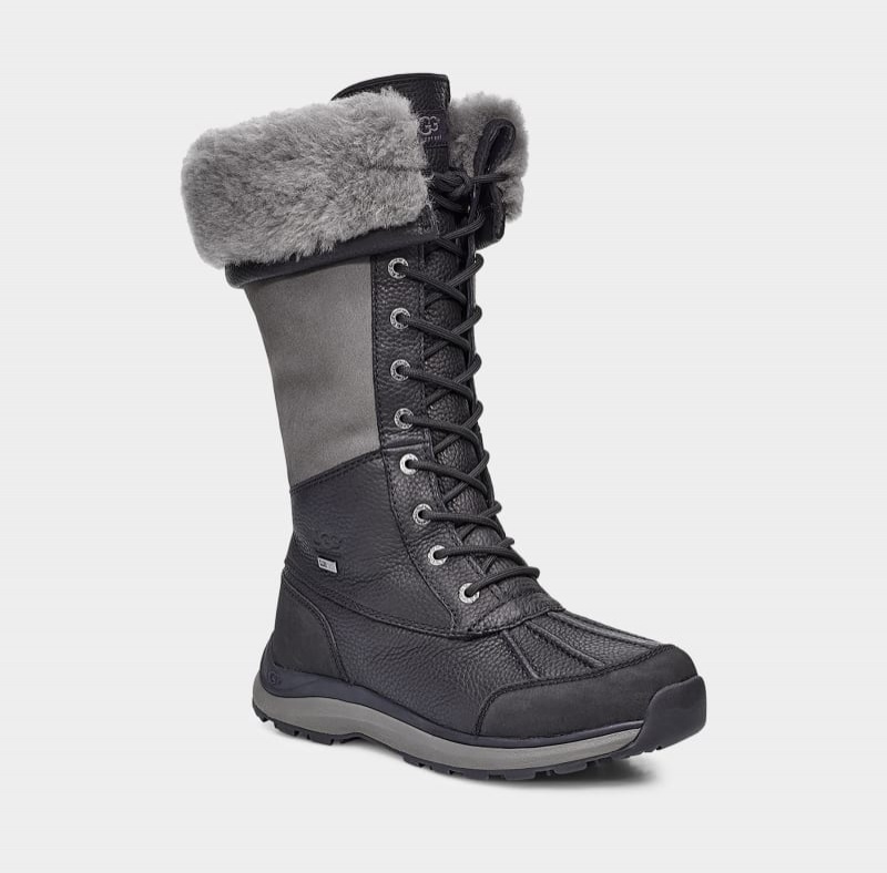 Black Ugg Adirondack Iii Tall Women's Boots | South Africa-8026915