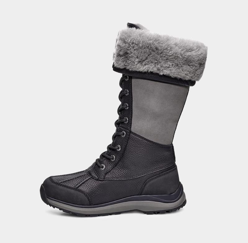 Black Ugg Adirondack Iii Tall Women's Boots | South Africa-8026915