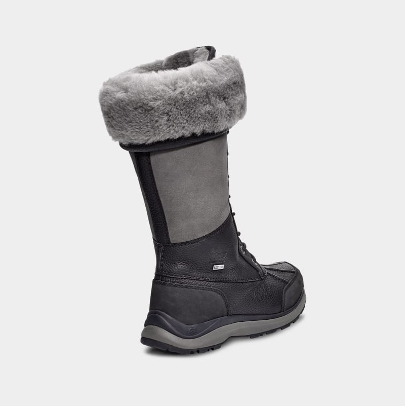 Black Ugg Adirondack Iii Tall Women's Boots | South Africa-8026915