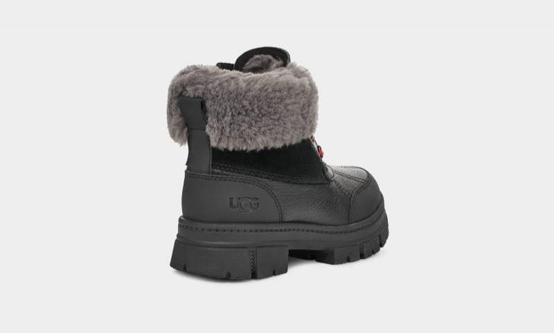 Black Ugg Ashton Addie Kids' Winter Boots | South Africa-5286704