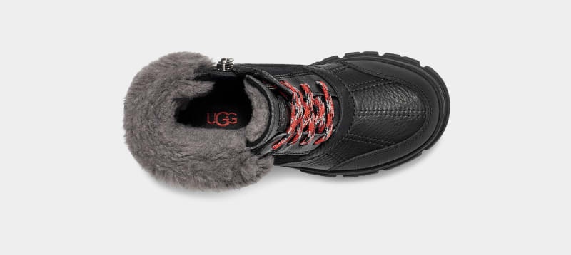 Black Ugg Ashton Addie Kids' Winter Boots | South Africa-5286704