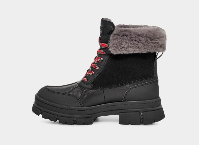 Black Ugg Ashton Addie Women's Winter Boots | South Africa-7916450