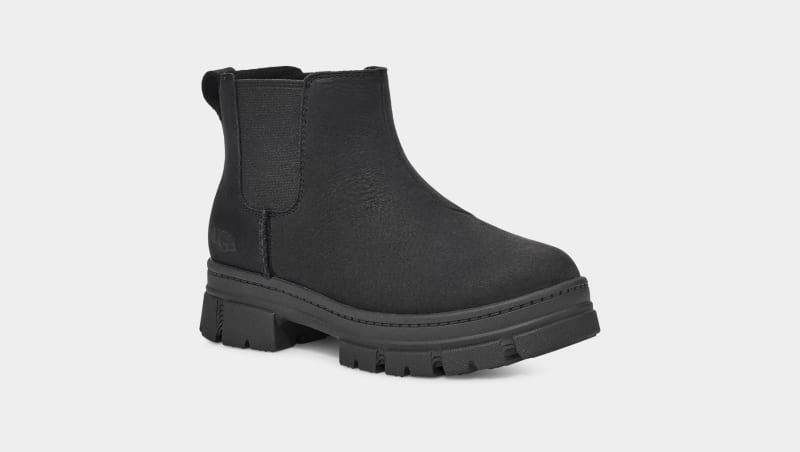 Black Ugg Ashton Kids' Chelsea Boots | South Africa-8537904