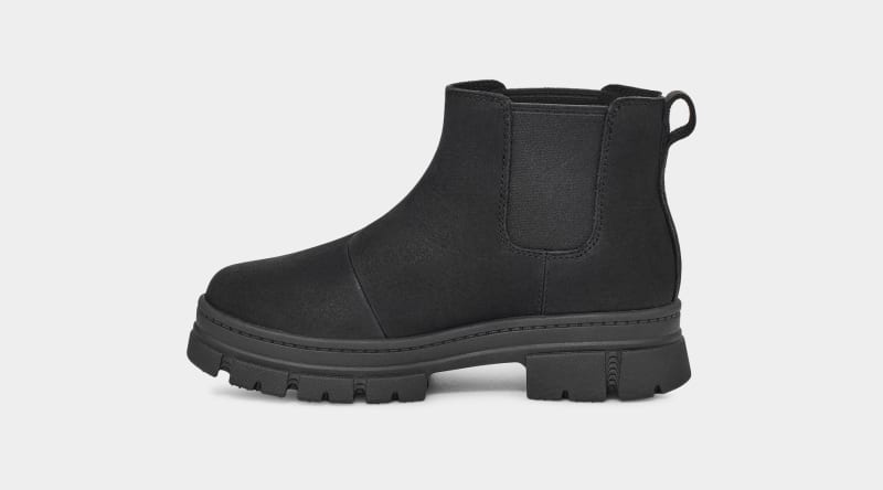 Black Ugg Ashton Kids' Chelsea Boots | South Africa-8537904