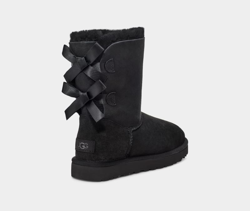 Black Ugg Bailey Bow Ii Women's Winter Boots | South Africa-4926018