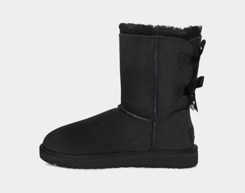 Black Ugg Bailey Bow Ii Women's Winter Boots | South Africa-4926018