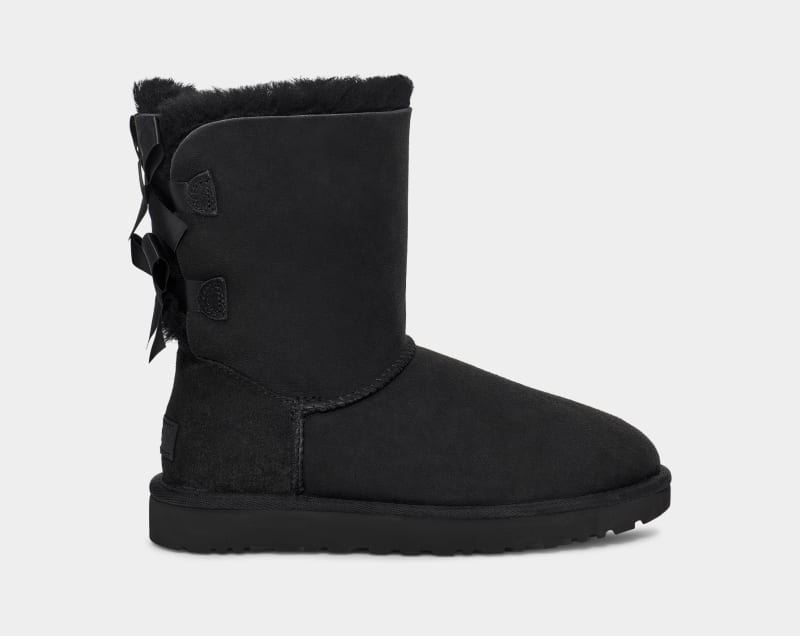 Black Ugg Bailey Bow Ii Women\'s Winter Boots | South Africa-4926018