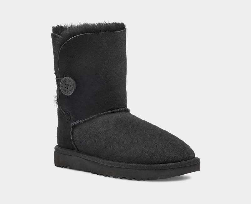 Black Ugg Bailey Button Ii Women's Winter Boots | South Africa-5371894