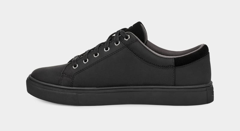 Black Ugg Baysider Low Weather Men's Sneakers | South Africa-7402913