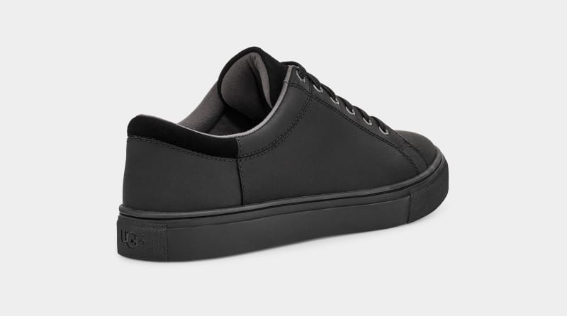 Black Ugg Baysider Low Weather Men's Sneakers | South Africa-7402913