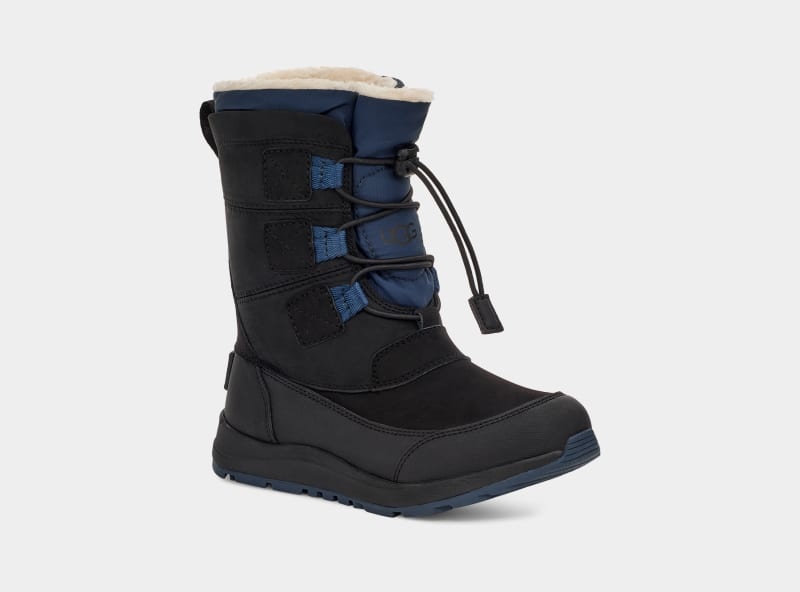 Black Ugg Bellemore Weather Kids' Boots | South Africa-2157396