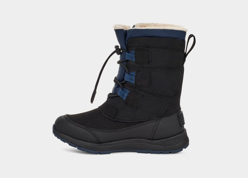 Black Ugg Bellemore Weather Kids' Boots | South Africa-2157396