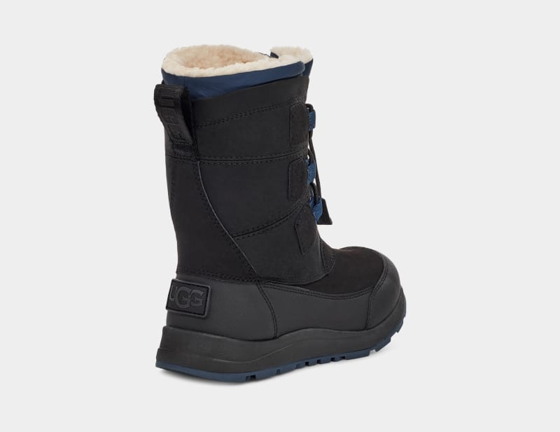 Black Ugg Bellemore Weather Kids' Boots | South Africa-2157396